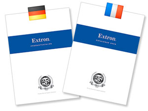 German and French Extron Product Catalog